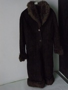 Kożuch damski brązowy rozm.L 