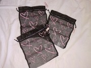 victoria's secret woreczek na bieliznę prezenty perfumy 3 sztuki 