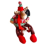 Figurka świąteczna RENIFER na sankach