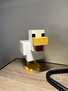 Figurka Kurczak Minecraft - Druk 3D - Dekoracja dla Gracza