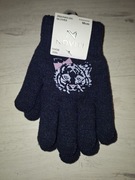 Nowe rękawiczki podwójne z wełną bardzo ciepłe ocieplane mróz 5-8lat 18cm