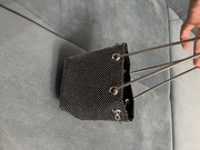 Nowa czarna torebka worek