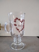 Kubek szklany do kawy latte 250 ml