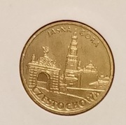 POLSKA 2 zł  2009  CZĘSTOCHOWA    menn. w holderze  POLECAM