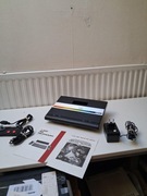 Zestaw atari 7800 z wbudowaną grą asteroids