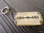 Brelok WIZAMET ŻYLETKA POLSILVER IRIDIUM PRL ŁADNY