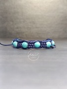 Bransoletka z koralikami handmade 