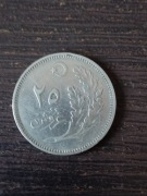Moneta 25 kuruszy 1926/28. Turcja 