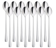 Gelewuld 12x Łyżeczki Do Lodów Kawy Stal Nierdzewna