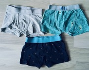 next H&M Bokserki 134-140cm Zestaw 3szt