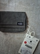 Portfel szary meski mały Bershka 