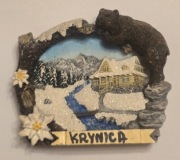 Magnes na lodówkę ceramiczny KRYNICA Zakopane Tatry Sudety Wisła (2K)