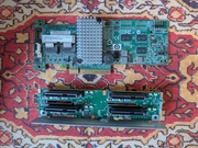 Kontroler RAID LSI + backplane IBM + kabel SAS->4xSATA