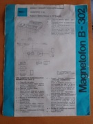 Magnetofon B-302 schemat