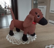 Jamnik szydełkowy amigurumi