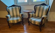 Elegancki komplet w stylu ludwikowskim – dwa fotele