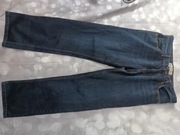 Spodnie dżinsowe unisex ciemnoniebieskie bawełniane, Next Loose 34R
