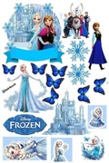 Wydruk cukrowy A4 premium włoski papier Modecor Frozen Elza