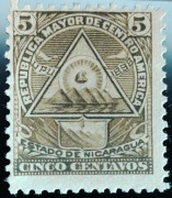 Znaczek pocztowy - Nikaragua - 1892r.