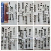 Zestaw spreżyn CQB ASG różne M80 M100, 280fps-380fps