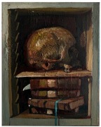 Martwa Natura z czaszką, Vanitas II, olej na płótnie