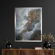 Abstrakcja,50X40,mixed media,płótno, Monika Seroka