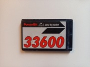 PowerBit PC Card 33.6 PCMCIA Modem Retro Laptop