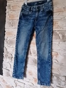 128cm C&A spodnie jeansowe skinny