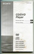 Sony DVD - instrukcja oryginał