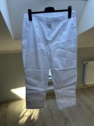 Spodnie medyczne białe scrubs lekarski medycyna szpitalne 