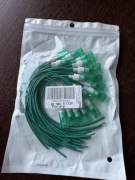 Kontrolka LED 11,5mm 12V zielona plastikowa wciskana do obudowy