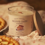 Naturalna świeca sojowa o zapachu szarlotki z eko składem - 300 ml