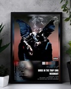 Plakat A3 Travis Scott album birds in the trap sing mcknight