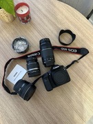 Canon EOS 80D + Sigma 50mm f/1.4 + obiektywy 18-55 i 75-300 – komplet!