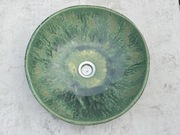 Okrągła umywalka ręcznie robiona 40 cm