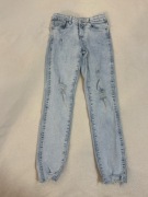 Jasnoniebieskie jeansy ZARA - rozmiar 140 (10 lat)