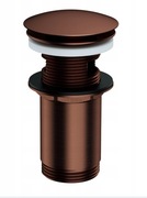 Korek klik-klak do umywalki z przel. okrągły miedź antyczna Omnires A706ORB