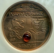 Gdańsk FAKTORIA - 5 Denarów 2007 - Bursztyn