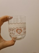 Szklanka po Nutelli we wzorki Nutella