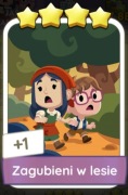 Karta Zagubieni w lesie 4* Monopoly Go 