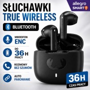 Słuchawki Bluetooth Bezprzewodowe  | Mikrofon | 36h | iPhone Android | NOWE