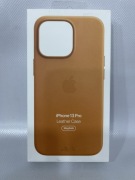 Skórzane Etui Apple do iPhone 13 Pro z Magsafe - Złocisty Brąz MM193ZM/A