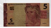 Banknot plastykowy Brazylia 5 reali
