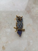 Przypinka, broszka w kształcie sowy