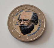 2 euro Grecja Andreas Kalvos 2019 - 2 EURO KOLOR
