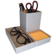 Organizer biurkowy modułowy magnetyczny - zestaw BASIC | kolor marmurek