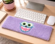 Dywanik ręcznie robiony pod nadgarstki.