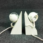 2 lampy magnetyczne Brilliant Leuchten space age para lamp 