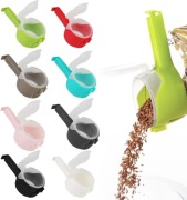 Klips zamykający z suwakiem do produktów sypkich