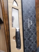 Nanfang brothers nóż kuchenny Santoku damast G10